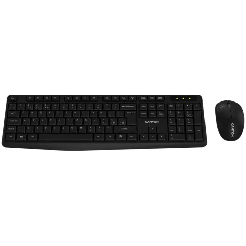 CANYON SET-W01 Keyboard+Mouse Wireless Black
