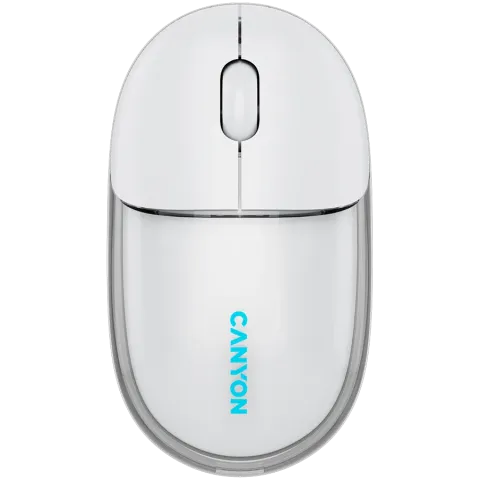 CANYON mouse OnClick 24 BT/ Wireless Transparent/White