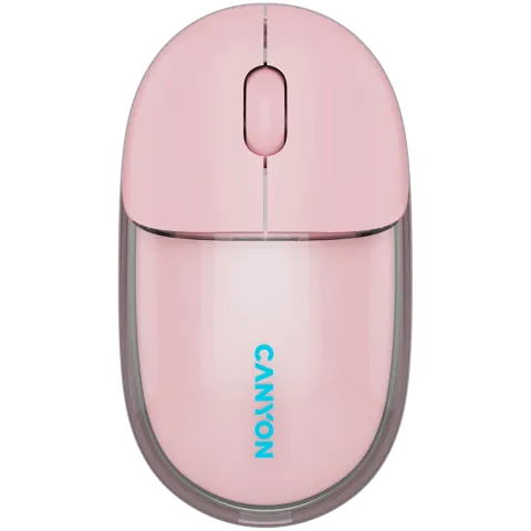 CANYON mouse OnClick 24 BT/ Wireless Transparent/Pink
