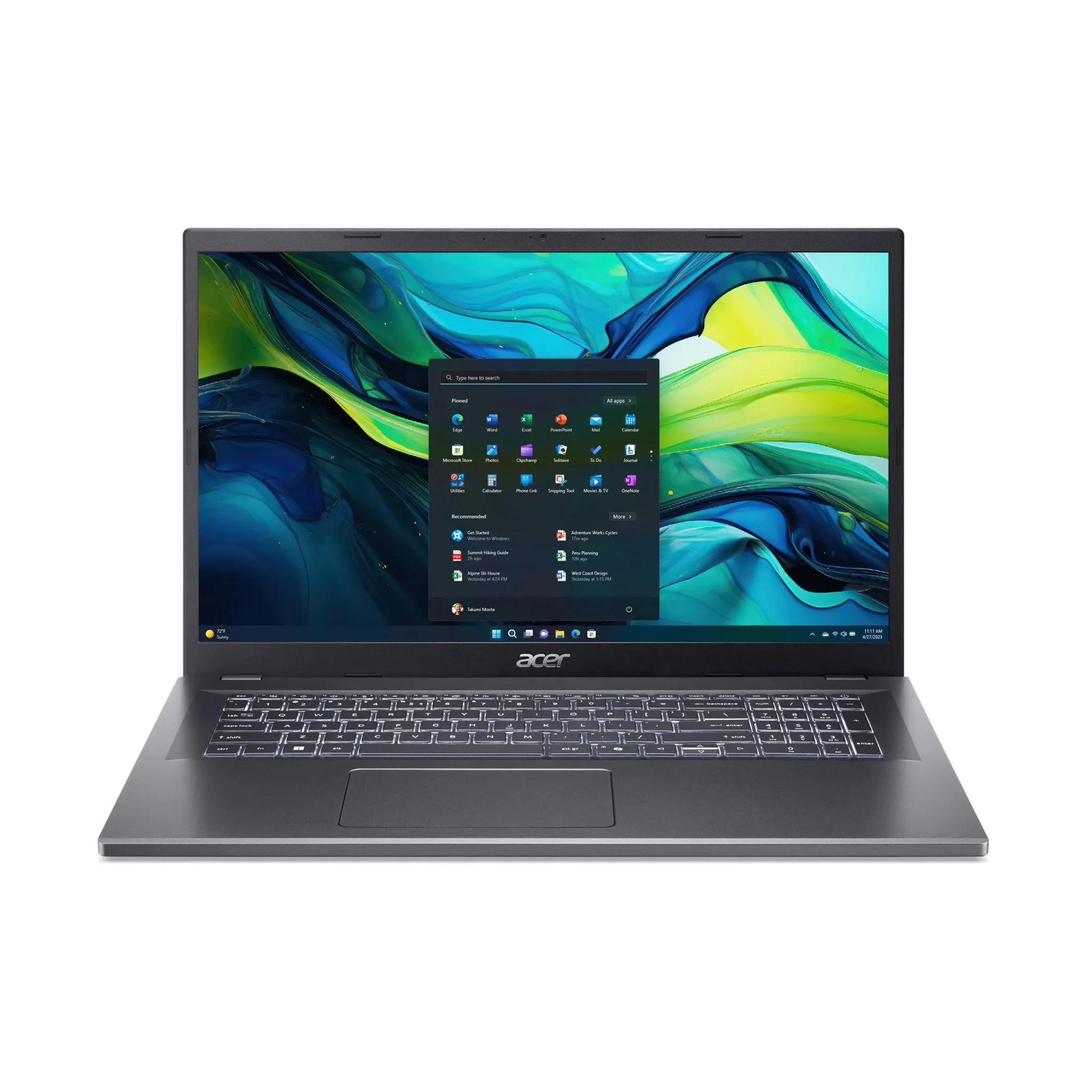 Acer Aspire 5 A17-51M-74L6 Core7-150U/16GB/512SSD/Linux