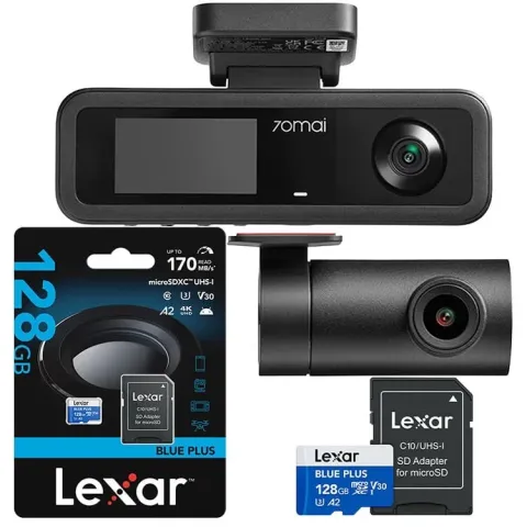 70mai T400 3 channel + Lexar 128GB card