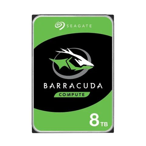8TB Seagate Barracuda - ST8000DM004 - 3.5-inch SATA HDD, 5400 RPM, 256MB cache