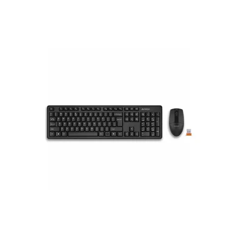 A4Tech 3330N Wireless Desktop Keyboard Mouse Combo Black