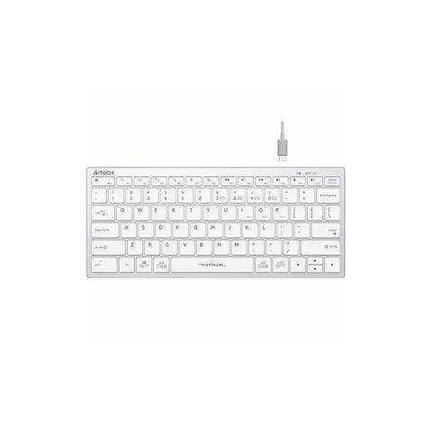 A4Tech Fstyler FBX51C Compact Dual-Mode BT/2.4G Wireless Keyboard Grey