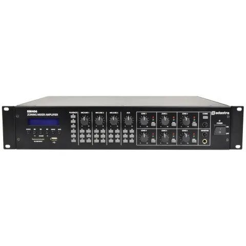 Adastra Mixer-Amp - RM406 - 100V 6x40W 953.160UK