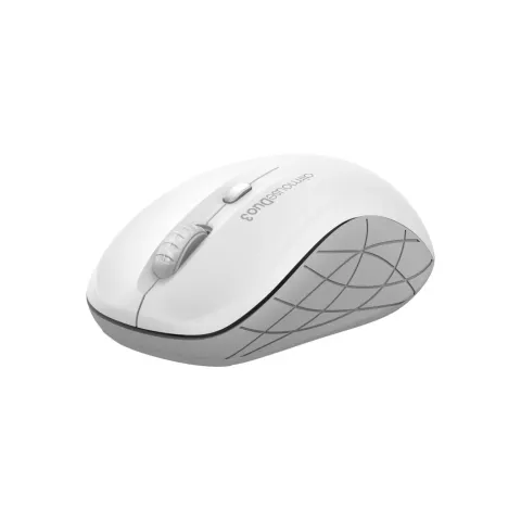 Alcatroz Airmouse Duo 3 Silent Wireless & Bluetooth Mouse 1200 CPI White