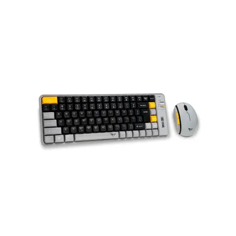 Alcatroz Tetriz Air 300C 84-Key Wireless Keyboard & Mouse Combo - Autumn Black