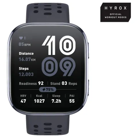 Amazfit BIP 6 Aktivitäts-Tracker black HYROX-Modus