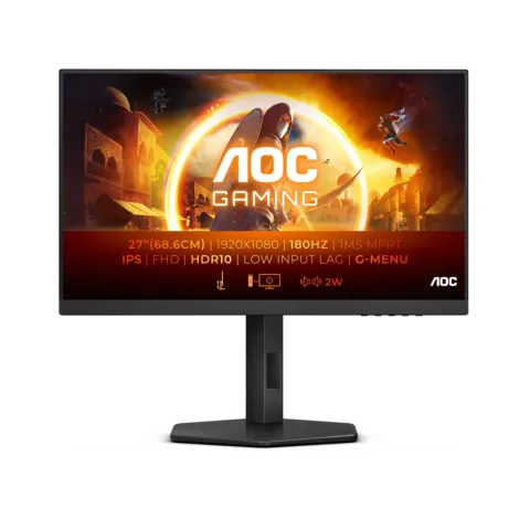 AOC 27G4X - 27" IPS Full HD (1920x1080) 180Hz 1ms GtG HDR10 - 2x HDMI, DisplayPort, Frameless