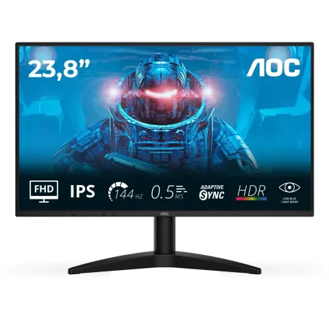 AOC 60.5cm (23.8') - 24B36X - 16:09 HDMI+DP Black