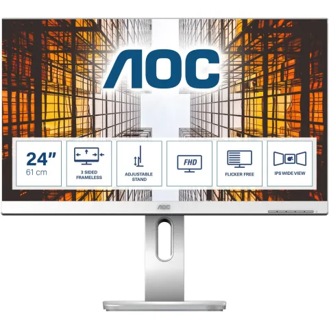 AOC P1 X24P1/GR - 24" (61 cm) WUXGA IPS Monitor - Grey, 1920x1200, 60Hz, 4 ms, USB 3.2 Gen1