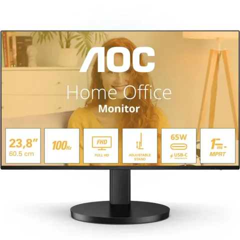 AOC Q27B3CF2 27-inch IPS QHD 100Hz 1ms USB-C 65W Speakers Black