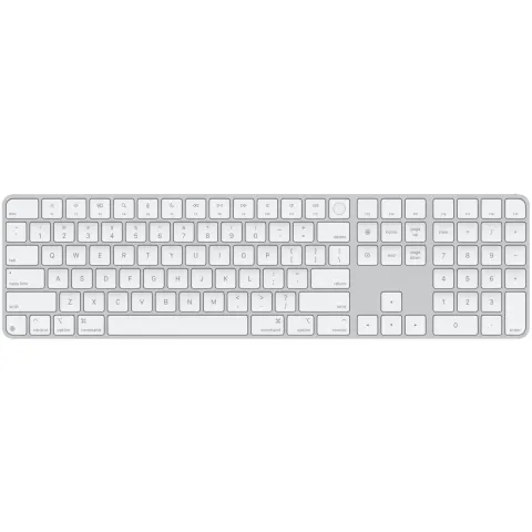 Apple Magic Keyboard with Touch ID and Numeric Keypad for Mac with Apple Silicon - US English - White Keys