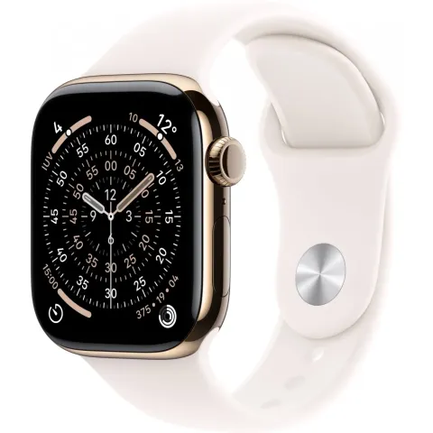 Apple Watch S11 Titan Gold Cellular 46mm - S11 - 64 GB, M/L Light Blush Sport Band