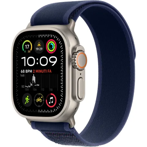 Apple Watch Ultra 2 GPS + Cellular 49mm Natural Titanium Case with Blue Trail Loop