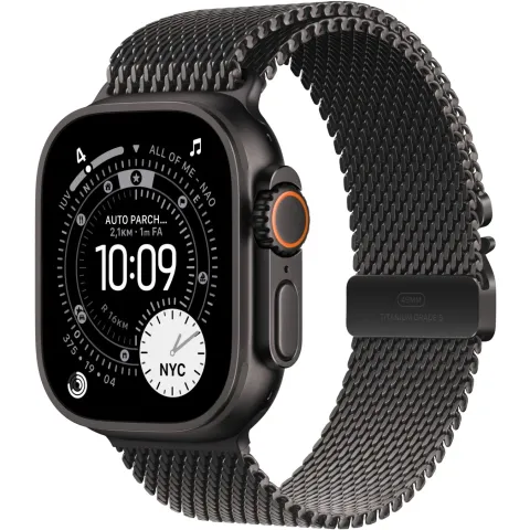 Apple Watch Ultra 3 Titanium Cellular 49mm Schwarz (Milanaise Titan schwarz) Large - Characteristics