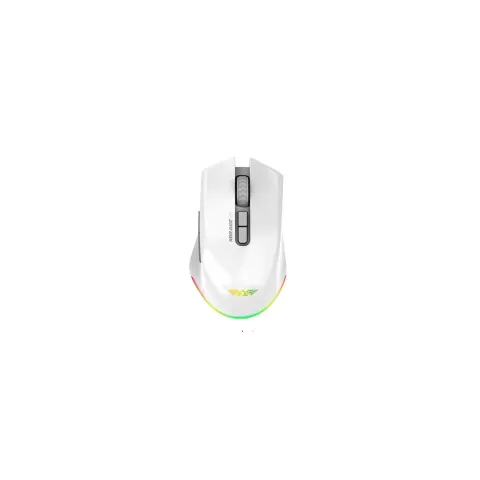 Armaggeddon Mirage VII Wired+2.4G+BT Recharge 7B White Gaming Mouse