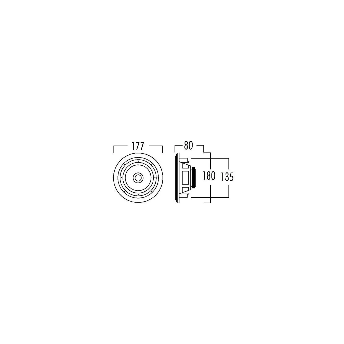 Artsound 6.5'' Waterproof Speakers Round (pair) - MDC64 - 6.5'' Waterproof Speakers Round