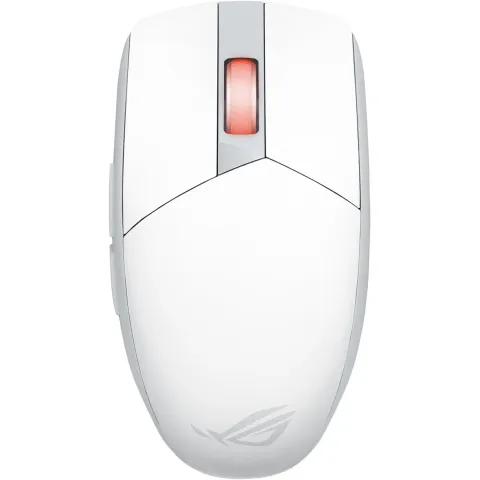 ASUS ROG Strix Impact III Wireless - Ambidextrous Gaming Mouse - White, 36000 DPI, RF 2.4GHz & Bluetooth 5.1