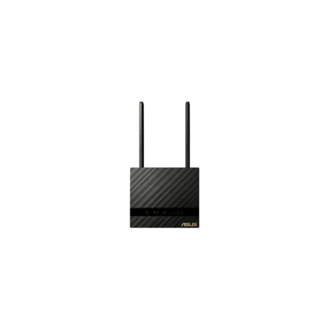 Asus Wireless Router 4G-N16 - 90IG07E0-MO3H00 - Black, 128 MB mem, 2x external antennas, 2.4 GHz, Wi‑Fi 4, 300 Mbit/s, SIM slot