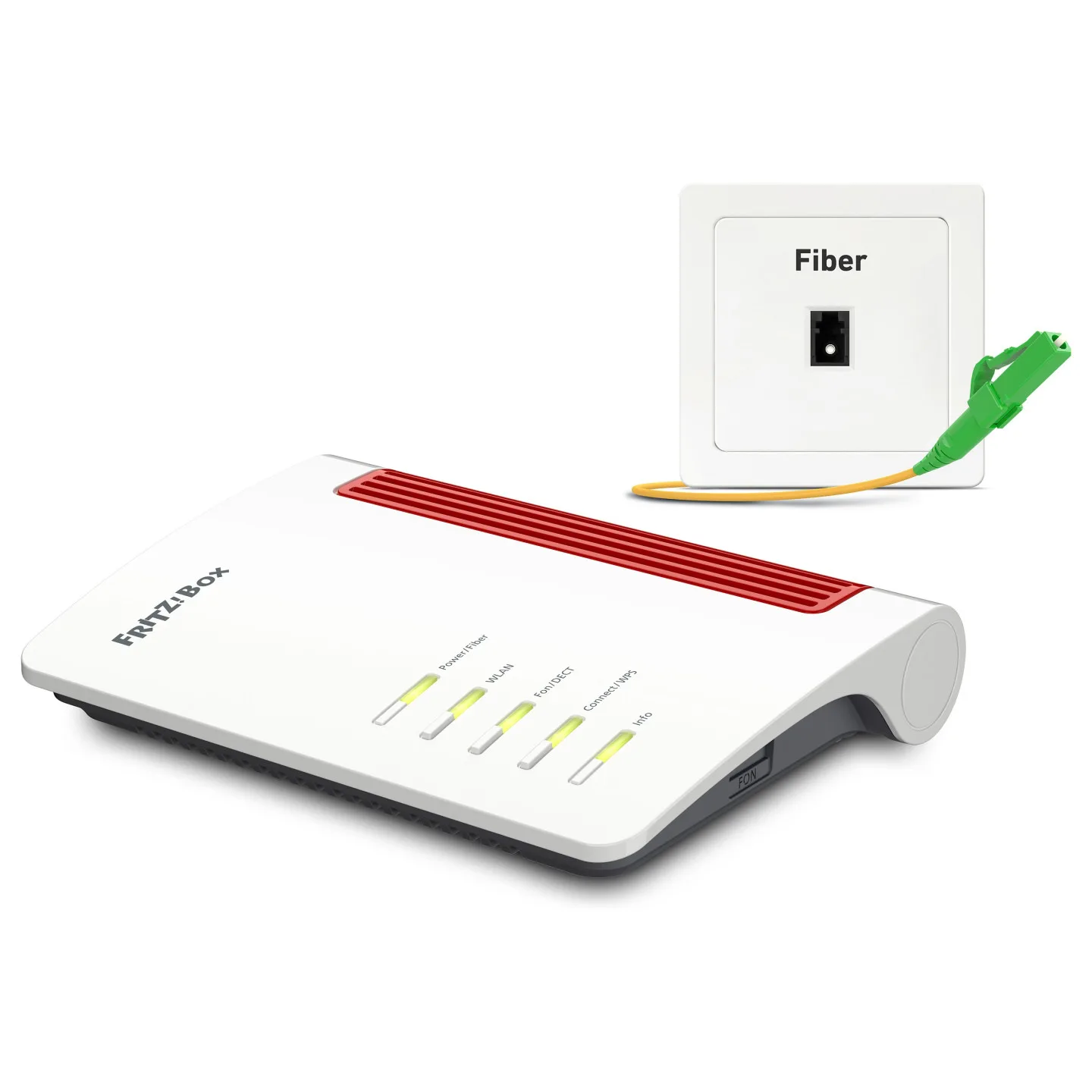 AVM Fritz! Box 5530 Fiber WLAN Router VoIP - Router - Wifi-6