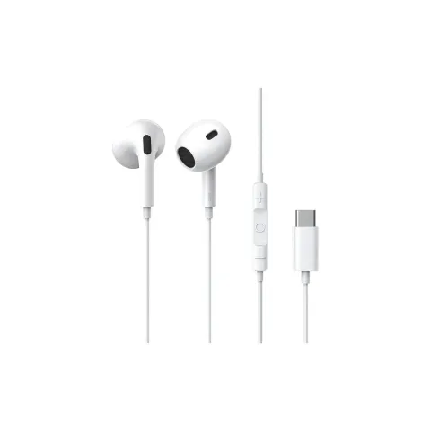 Baseus Earphones - CZ17 - Wired Type C Encok White