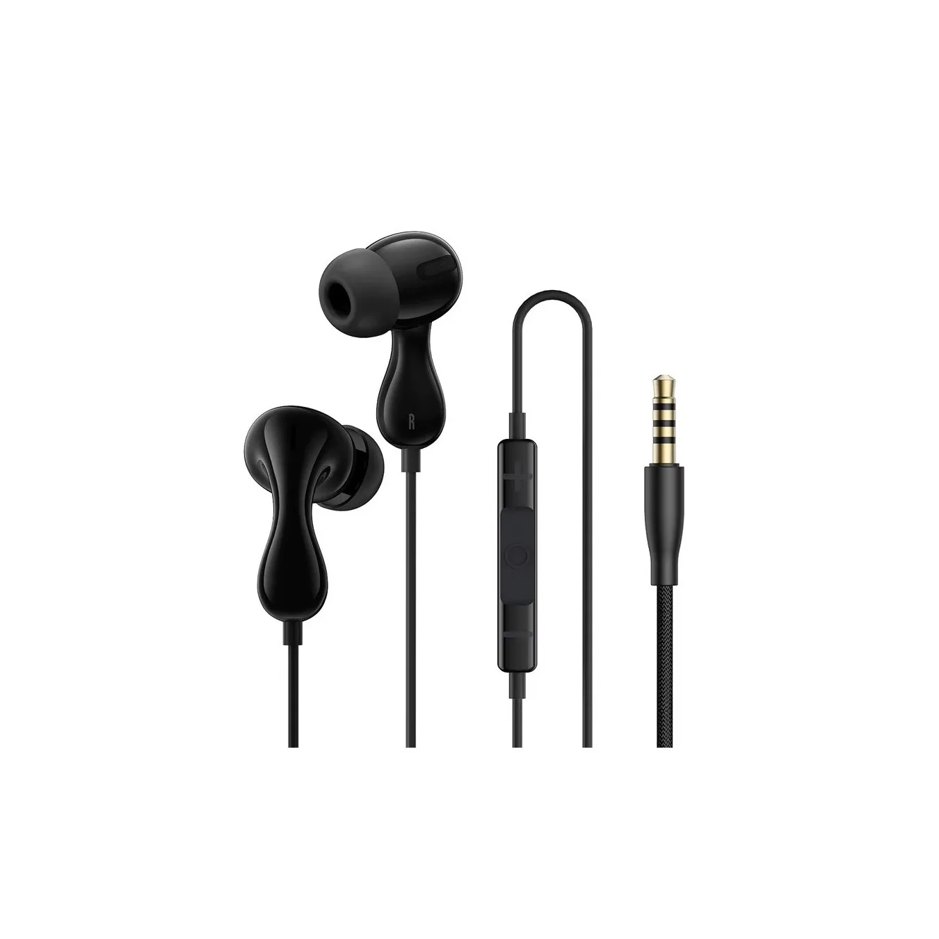 Baseus Headphones - HZ20 - In Ear Wired 3.5mm HiRes Black