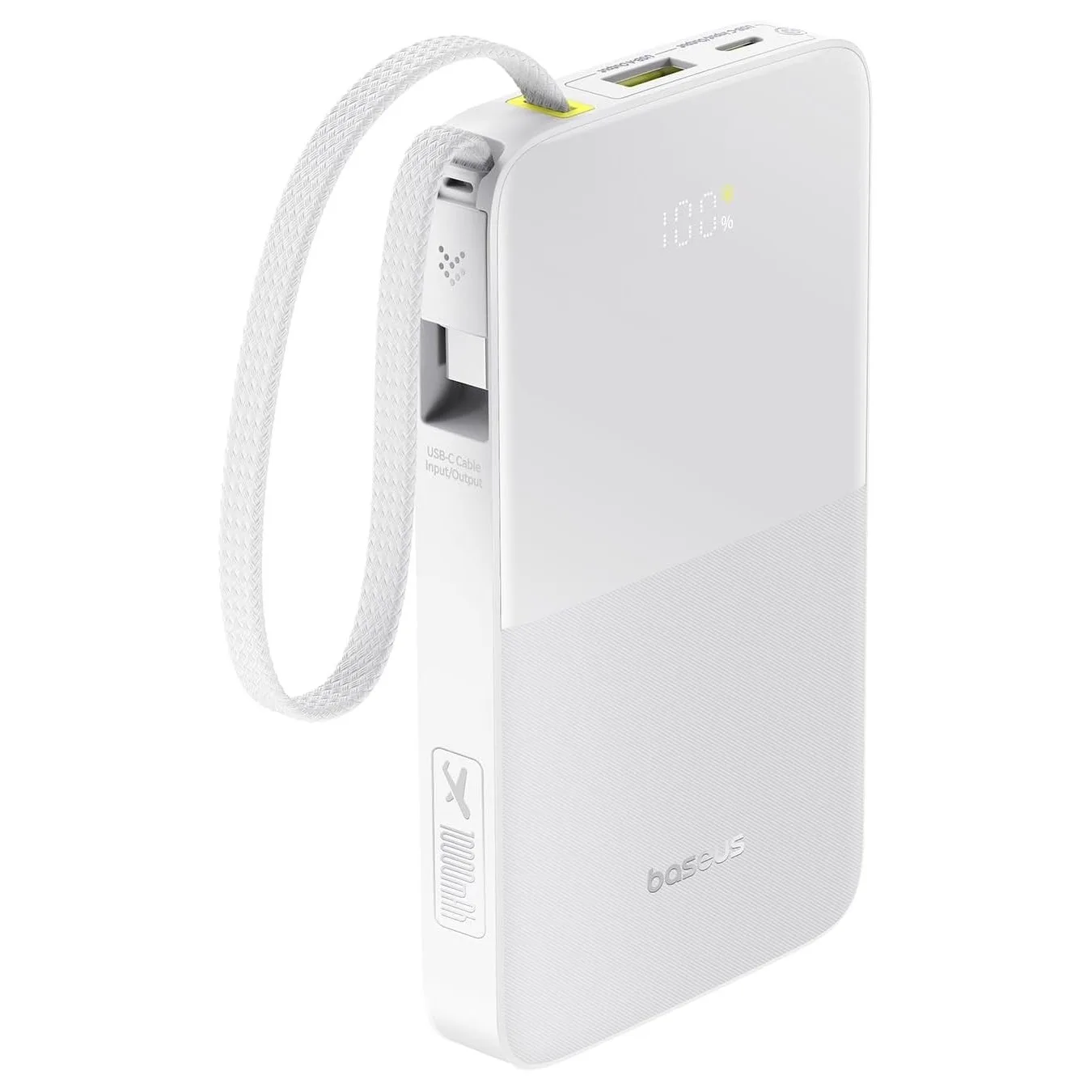 Baseus Powerbank - FC51 - 22.5W 10000mAh + Display EnerFill Bipow2 Pro White