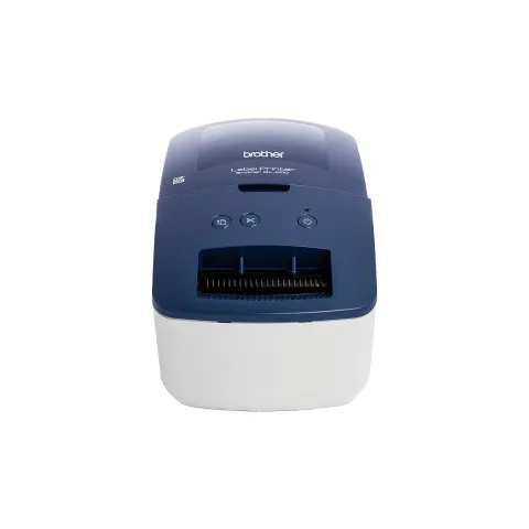 Brother QL-600B Etikettendrucker blau