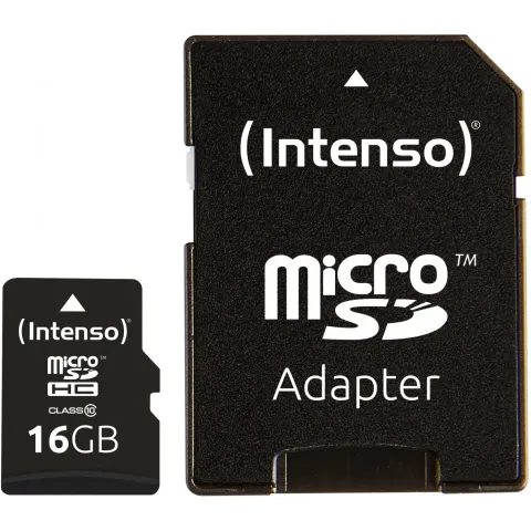 CARD Dig Z TF SDHC Intenso - 16GB incl. Adapter