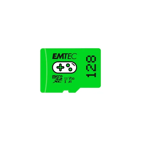 CARD Emtec m128GB UHS-I U3 V30 A1 Gaming Green
