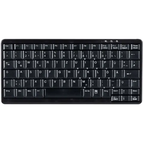 CHERRY Active Key Industry 4.0 Mini Notebook Style Keyboard - AK-4100-U - Black