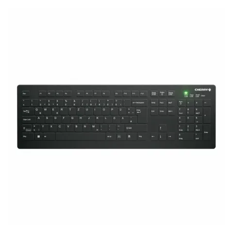 CHERRY ACTIVE KEY MTA AK-C8112 - Wireless RF 2.4GHz Full-Size (100%) QWERTZ Keyboard, Black
