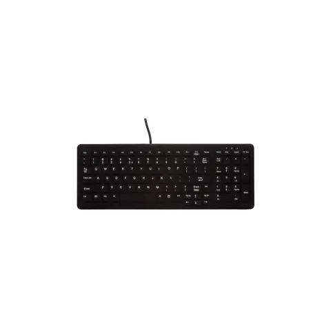 CHERRY Active Key MTA AK-CB7000 Corded DE-Layout Black - AK-CB7000 - German QWERTZ, Full-Size, USB Membrane Keyboard