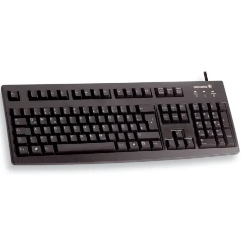Cherry Classic Line G83-6105 - Wired USB Full-Size German QWERTZ Keyboard, Black