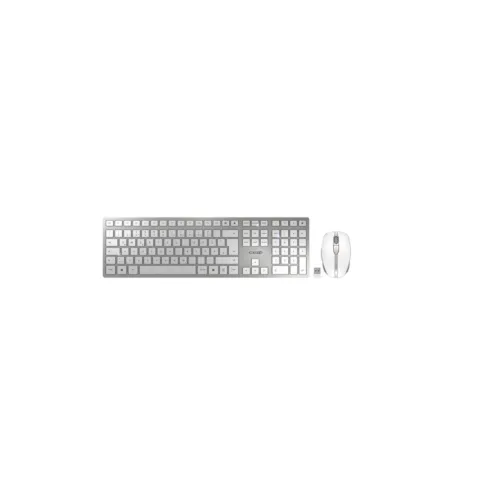 Cherry DW 9100 SLIM JD-9100DE-1 Slim Silver German QWERTZ RF+BT