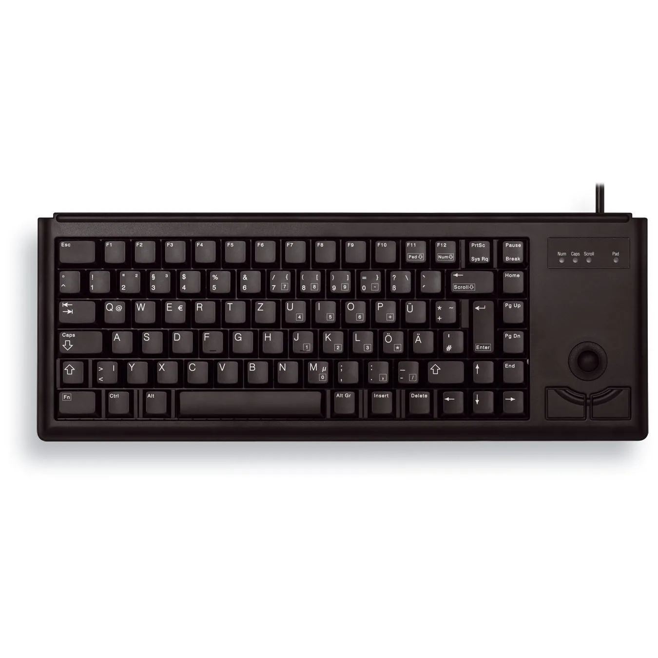 Cherry G84-4400 LPBDE-2 PS 2 - G84-4400 LPBDE-2 PS 2 - Black