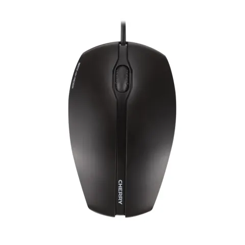Cherry Gentix Wired Illuminated USB Mouse - JM-0300-2 - Black, Ambidextrous, 1000 DPI