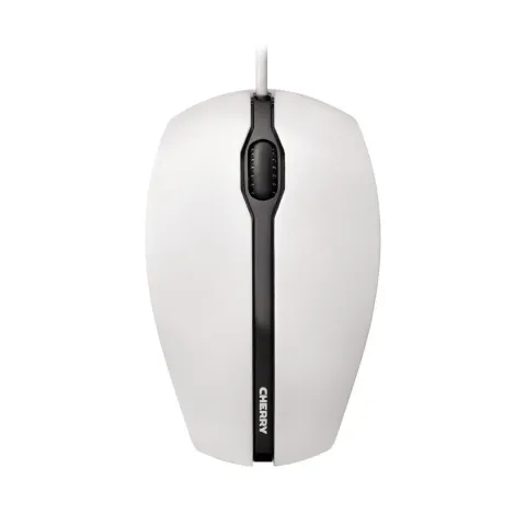 Cherry Gentix Wired Mouse - JM-0300-0 - Ambidextrous, 1000 DPI, USB-A, Grey/Black
