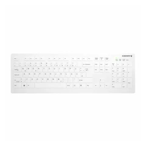 Cherry Keyboard - AK-C8112 - Medical, wireless, sealed, white, IP68