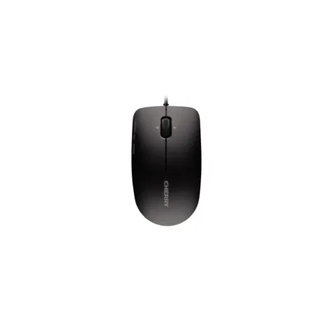 Cherry MC2000 - JM-0600-2 - Black Ambidextrous Wired USB Mouse, 1600 DPI, 3-Button Office Mouse
