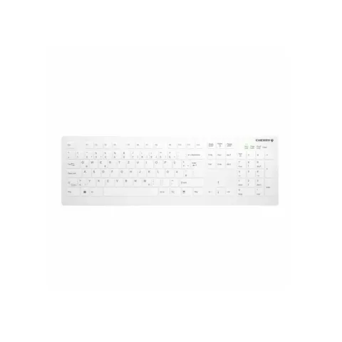 Cherry Medical Active Key - AK-C8112-FU1-W - Disinfectable Waterproof Wireless Full-Size White