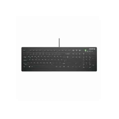 Cherry Medical Active Key AK-C8112 - Wired Disinfectable Full-Size Medical Keyboard, Black