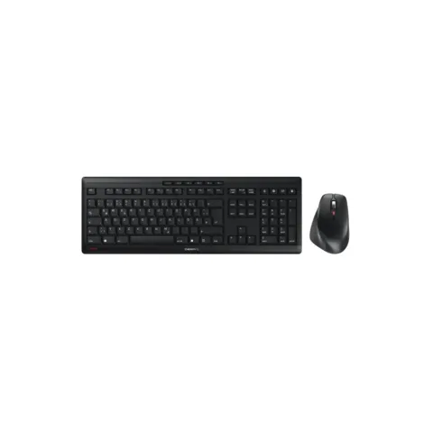 CHERRY Stream Desktop Comfort - JD-8550DE-2 - Wireless Full-Size Keyboard & Ergonomic Right-Hand Mouse, Black
