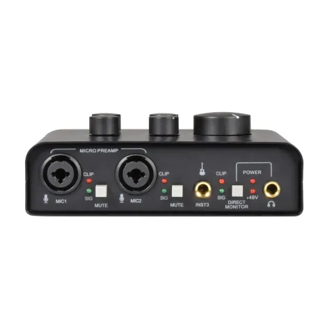 Citronic USB Audio Interface - 173.650UK - 2 Mics+1 Instrum