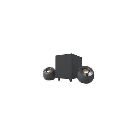 Creative Labs Creative Pebble Plus - Lautsprechersystem - für PC - 2.1-Kanal - 8 Watt (Gesamt) Schwarz