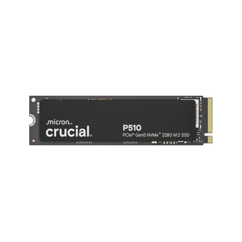Crucial P510 Gen5 1TB M.2 2280 NVMe PCIe 5.0 x4 SSD - Black TLC