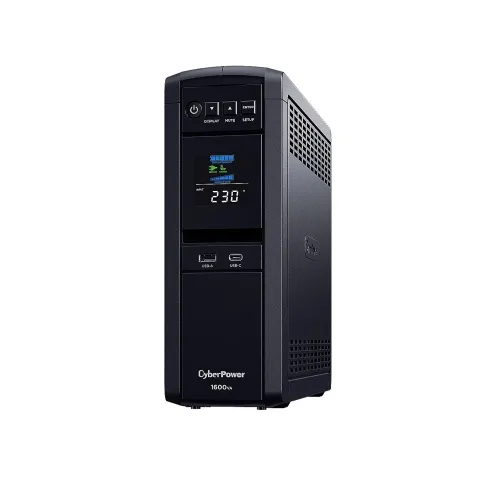 CyberPower CP1600EPFCLCD-UK 1600VA Pure Sine Wave Line-Interactive Tower UPS