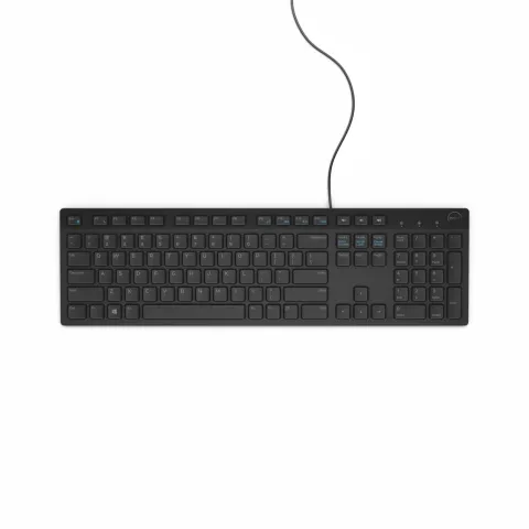 Dell Keyboard - KB216 - USB - Black, German QWERTZ DE