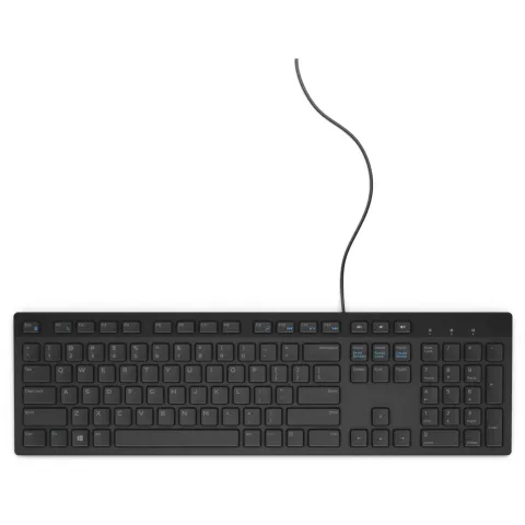 DELL Multimedia Keyboard - KB216 - Black, US International, BOX